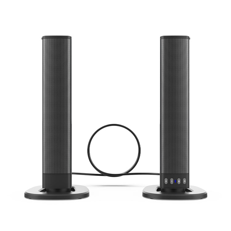 BS-36 20W Multi-Function 3D Stereo Surround Bluetooth Speaker Subwoofer Soundbar(Black) - Desktop Speaker by PMC TechLife | Online Shopping South Africa | PMC TechLife