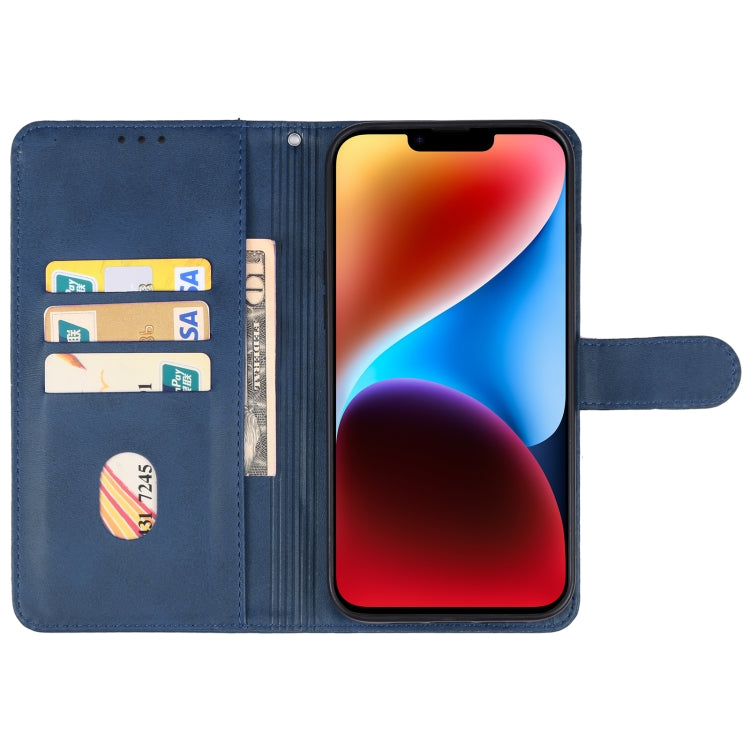 For iPhone 15 Plus Leather Phone Case(Blue) - iPhone 15 Plus Cases by PMC Jewellery | Online Shopping South Africa | PMC Jewellery