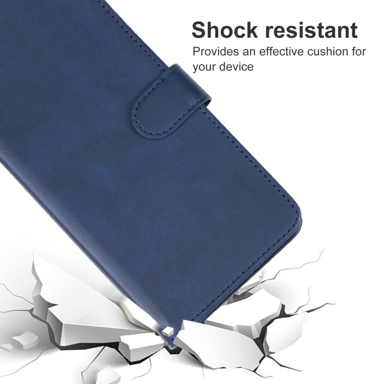 For iPhone 15 Pro Max Leather Phone Case(Blue) - iPhone 15 Pro Max Cases by PMC Jewellery | Online Shopping South Africa | PMC Jewellery