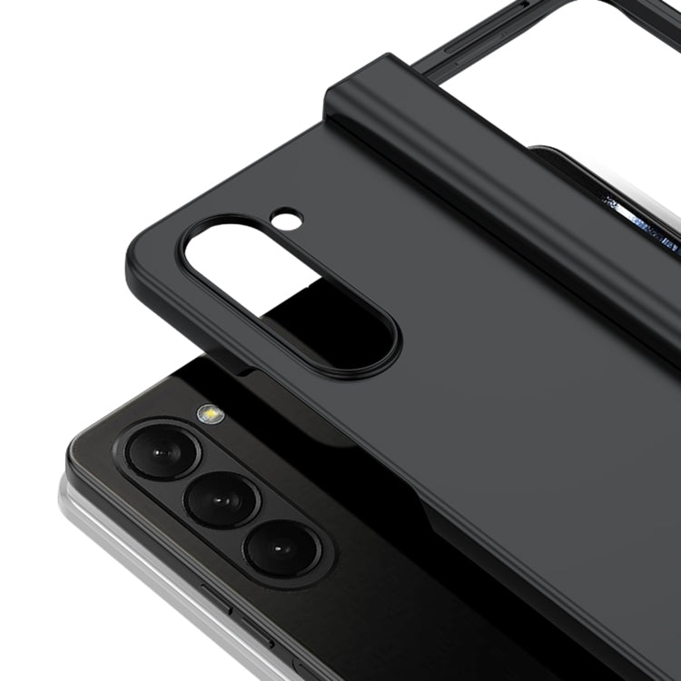 For Samsung Galaxy Z Fold5 Skin Feel PC Phone Case with Hinge(Black) - free shipping - PMC TechLife - Order now!