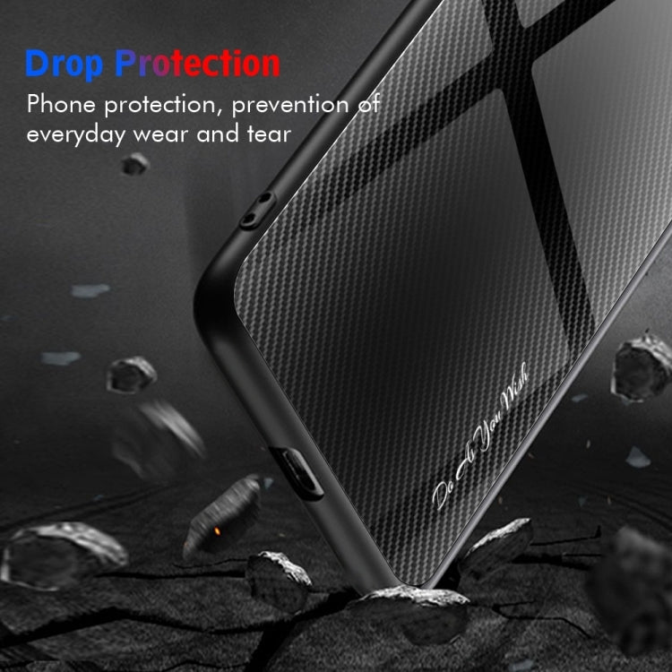 For Xiaomi Redmi Note 12 Turbo Texture Gradient Glass TPU Phone Case(Black) - free shipping - PMC TechLife - Order now!