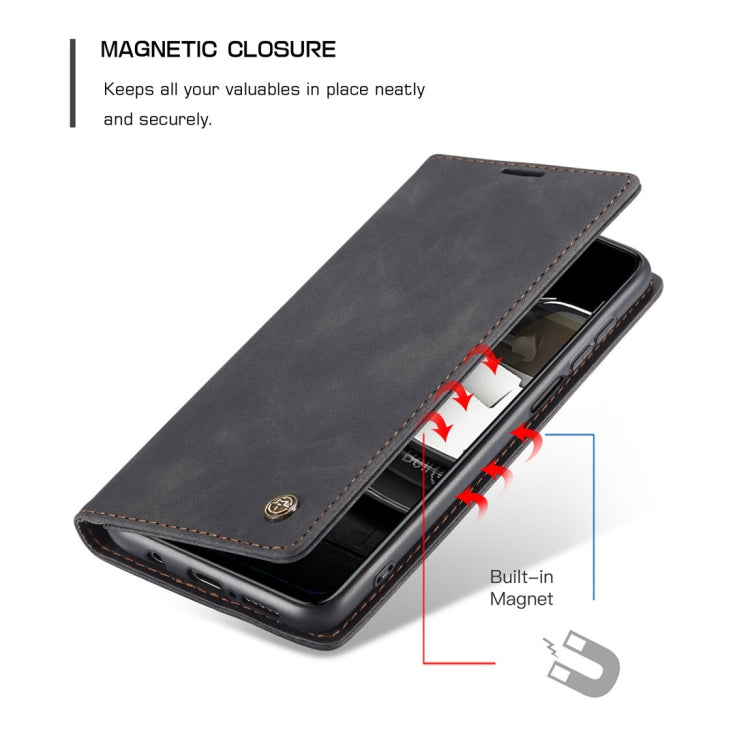 For Xiaomi Redmi Note 9 Pro/Note 9 Pro Max/Note 9s CaseMe 013 Multifunctional Horizontal Flip Leather Case, with Card Slot & Holder & Wallet(Black) - Xiaomi Cases by CaseMe | Online Shopping South Africa | PMC Jewellery