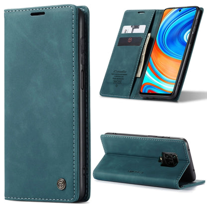 For Xiaomi Redmi Note 9 Pro/Note 9 Pro Max/Note 9s CaseMe 013 Multifunctional Horizontal Flip Leather Case, with Card Slot & Holder & Wallet(Blue) - Xiaomi Cases by CaseMe | Online Shopping South Africa | PMC Jewellery | Buy Now Pay Later Mobicred