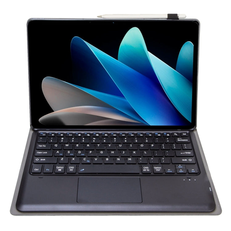 For vivo Pad 2 12.1 inch AV12-A Ultra-thin Split Bluetooth Keyboard Leather Tablet Case with Touchpad(Black) - Others Keyboard by PMC TechLife | Online Shopping South Africa | PMC TechLife | Buy Now Pay Later Mobicred