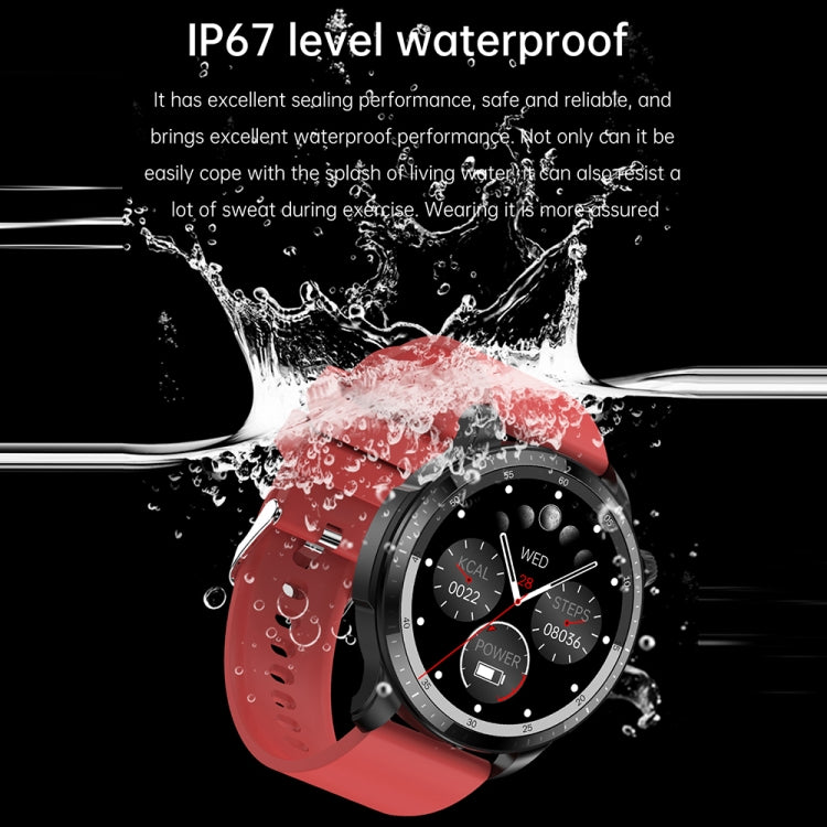 T52 1.39 inch IP67 Waterproof Silicone Band Smart Watch Supports Bluetooth Call / Blood Oxygen / Body Temperature Monitoring(Black) -  by PMC Jewellery | Online Shopping South Africa | PMC Jewellery