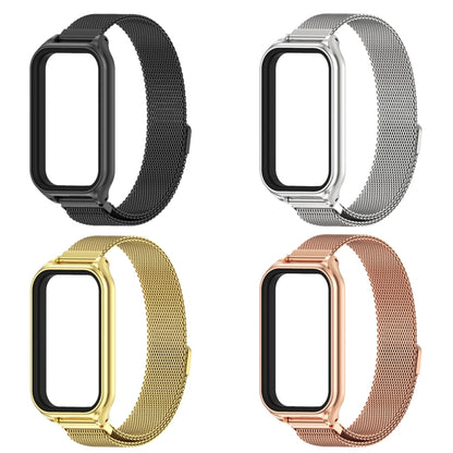 For Redmi Band 2 Mijobs Metal Shell + Milan Magnetic Metal Watch Band(Black) -  by MIJOBS | Online Shopping South Africa | PMC Jewellery