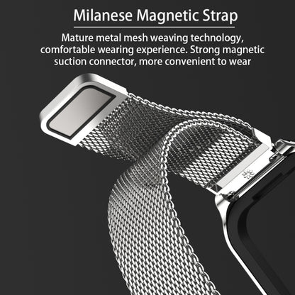 For Redmi Band 2 Mijobs Metal Shell + Milan Buckle Metal Watch Band(Silver) -  by MIJOBS | Online Shopping South Africa | PMC Jewellery