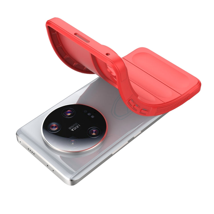For Xiaomi 13 Ultra Magic Shield TPU + Flannel Phone Case(Red) - free shipping - PMC TechLife - Order now!
