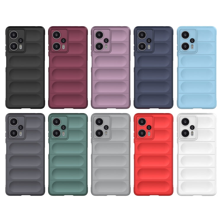 For Xiaomi Redmi Note 12 Turbo Magic Shield TPU + Flannel Phone Case(Black) - free shipping - PMC TechLife - Order now!