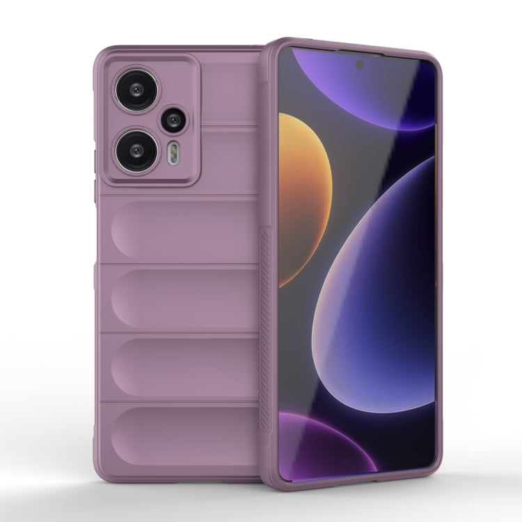 For Xiaomi Redmi Note 12 Turbo Magic Shield TPU + Flannel Phone Case(Purple) - free shipping - PMC TechLife - Order now!