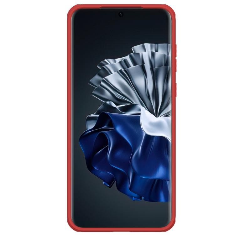 For Huawei P60 Pro / P60 NILLKIN Frosted Shield Pro PC + TPU Phone Case(Red) - Huawei Cases by NILLKIN | Online Shopping South Africa | PMC Jewellery