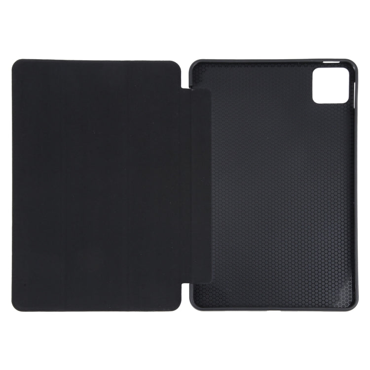 For Xiaomi Pad 6 / Pad 6 Pro Three-fold Holder Flip Tablet Leather Case(Black) - free shipping - PMC TechLife - Order now!