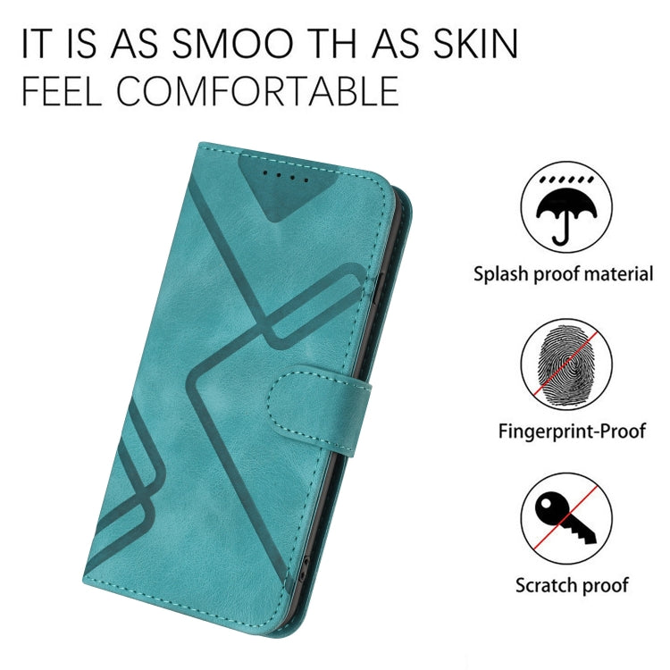 For Honor 10 Lite Line Pattern Skin Feel Leather Phone Case(Light Blue) - free shipping - PMC TechLife - Order now!