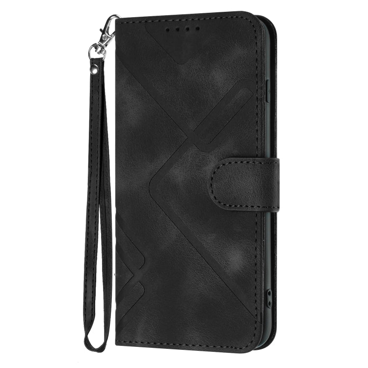 For Honor 20S Russia /20 lite Russia  Line Pattern Skin Feel Leather Phone Case(Black) - free shipping - PMC TechLife - Order now!
