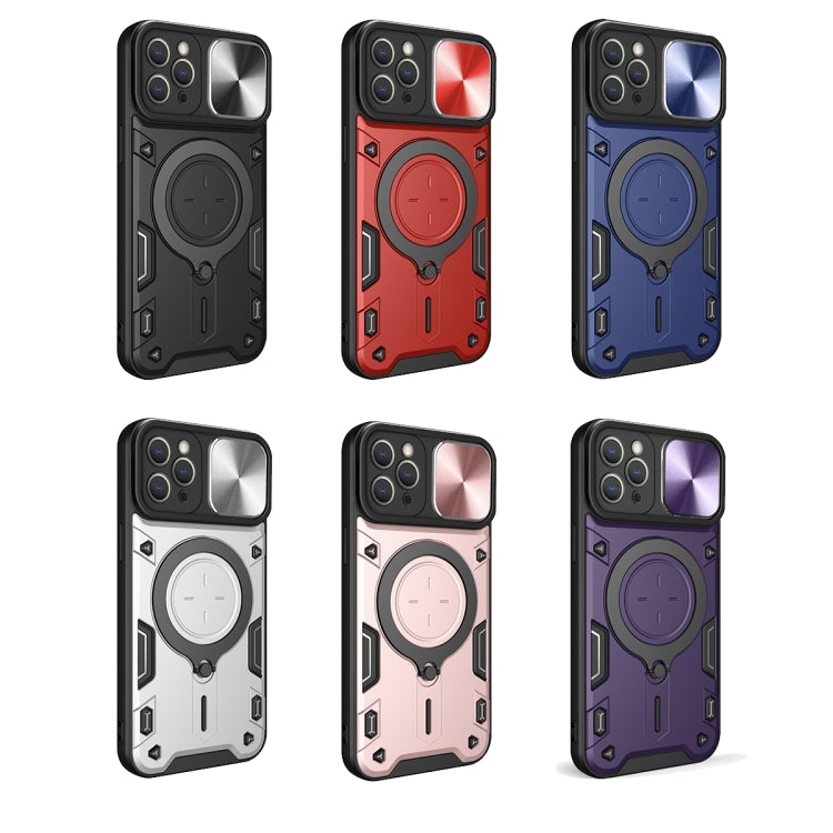 For iPhone 11 Pro CD Texture Sliding Camshield Magnetic Holder Phone Case(Red) - free shipping - PMC TechLife - Order now!