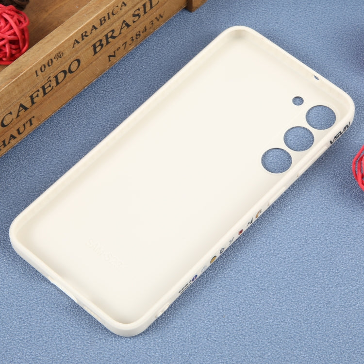 For Samsung Galaxy S20+ Astronaut Pattern Silicone Straight Edge Phone Case(Lovely Astronaut-White) - free shipping - PMC TechLife - Order now!