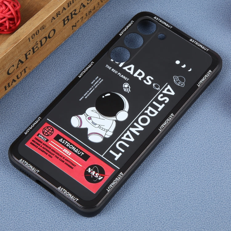 For Samsung Galaxy S20 FE Astronaut Pattern Silicone Straight Edge Phone Case(Mars Astronaut-Black) - free shipping - PMC TechLife - Order now!