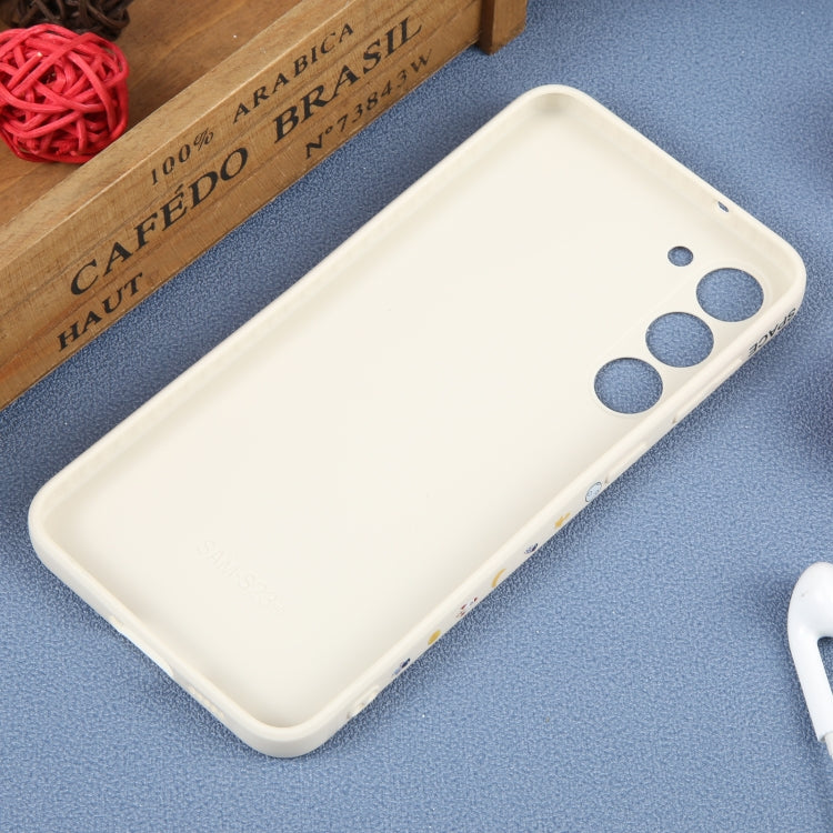 For Samsung Galaxy A02 Astronaut Pattern Silicone Straight Edge Phone Case(Planet Landing-White) - free shipping - PMC TechLife - Order now!