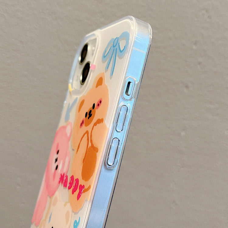 For iPhone 12 IMD Cute Animal Pattern Phone Case(Bear) - free shipping - PMC TechLife - Order now!