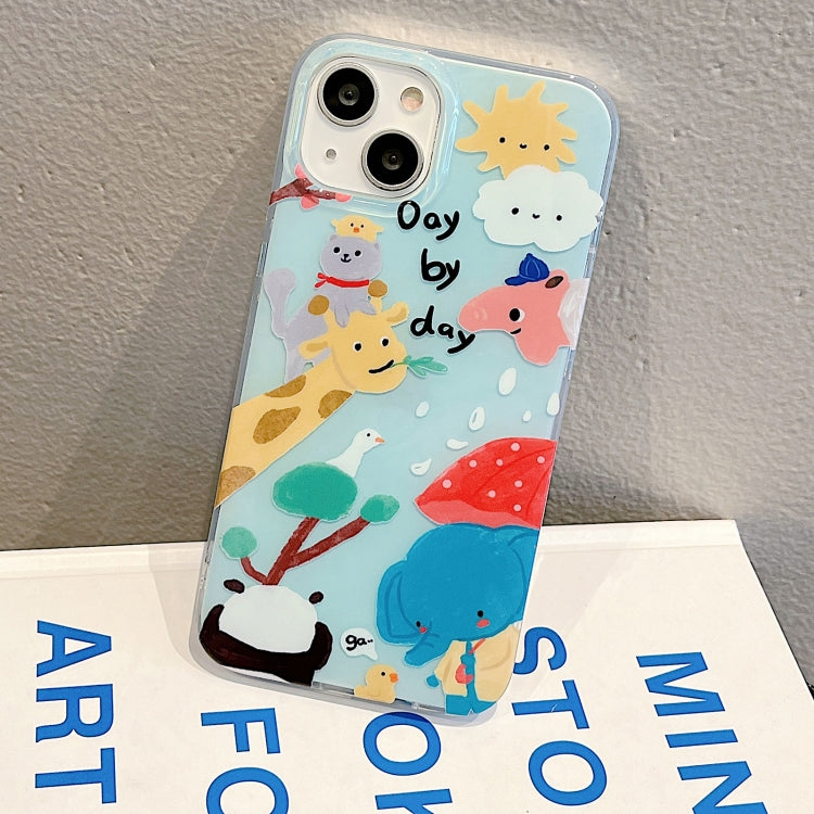For iPhone 11 Pro Max IMD Cute Animal Pattern Phone Case(Giraffe) - free shipping - PMC TechLife - Order now!