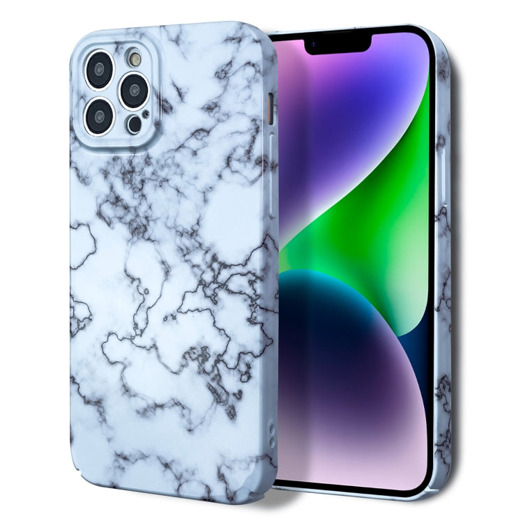 For iPhone 13 Marble Pattern Phone Case(Red White) - iPhone 13 Cases by PMC TechLife | Online Shopping South Africa | PMC TechLife