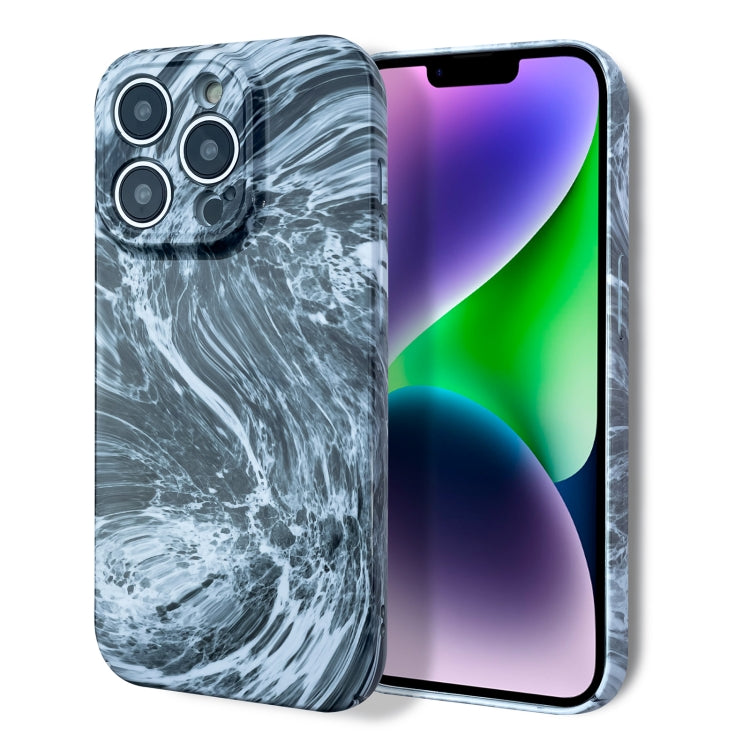 For iPhone 11 Pro Marble Pattern Phone Case(Black White) - iPhone 11 Pro Cases by PMC TechLife | Online Shopping South Africa | PMC TechLife