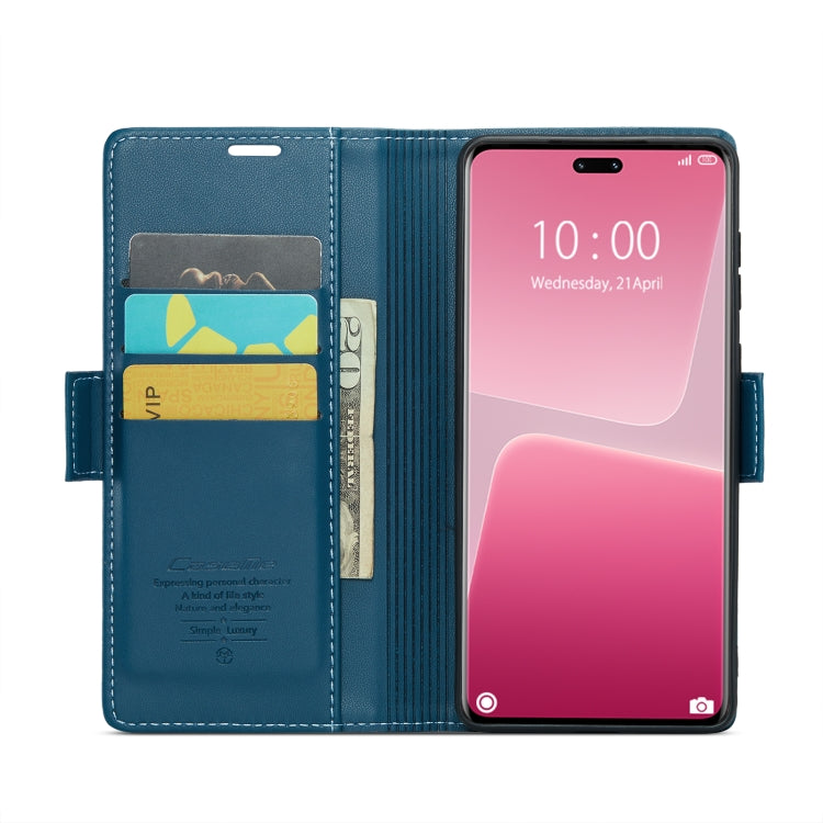 For Xiaomi 13 Lite CaseMe 023 Butterfly Buckle Litchi Texture RFID Anti-theft Leather Phone Case(Blue) - 13 Lite Cases by CaseMe | Online Shopping South Africa | PMC Jewellery