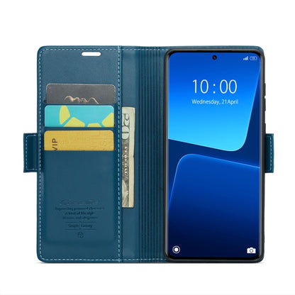 For Xiaomi 13 Pro CaseMe 023 Butterfly Buckle Litchi Texture RFID Anti-theft Leather Phone Case(Blue) - 13 Pro Cases by CaseMe | Online Shopping South Africa | PMC Jewellery