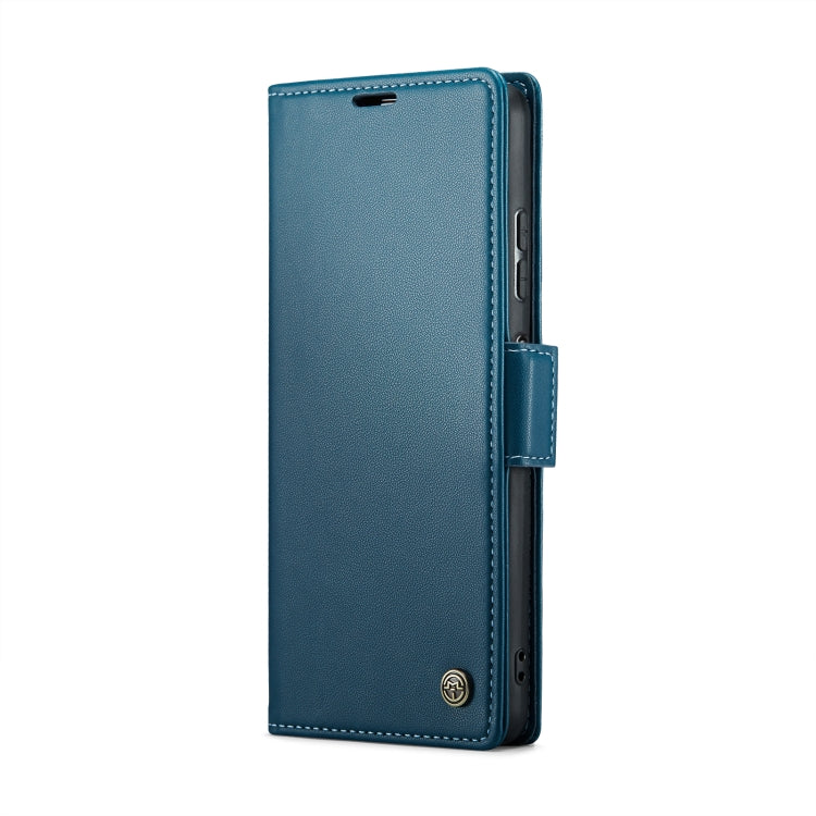 For Xiaomi Redmi Note 12 Pro+ 5G Global CaseMe 023 Butterfly Buckle Litchi Texture RFID Anti-theft Leather Phone Case(Blue) - Xiaomi Cases by CaseMe | Online Shopping South Africa | PMC Jewellery | Buy Now Pay Later Mobicred