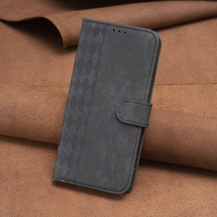 For Samsung Galaxy S23 Ultra 5G Plaid Embossed Leather Phone Case(Black) - free shipping - PMC TechLife - Order now!