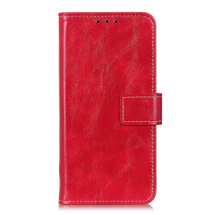 For Xiaomi Redmi 12 4G Retro Crazy Horse Texture Horizontal Flip Leather Phone Case(Red) - Xiaomi Cases by PMC Jewellery | Online Shopping South Africa | PMC Jewellery