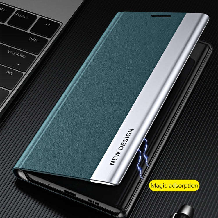 For Xiaomi Poco F5 Pro Side Side Electroplated Magnetic Leather Phone Case(Royal Blue) - free shipping - PMC TechLife - Order now!