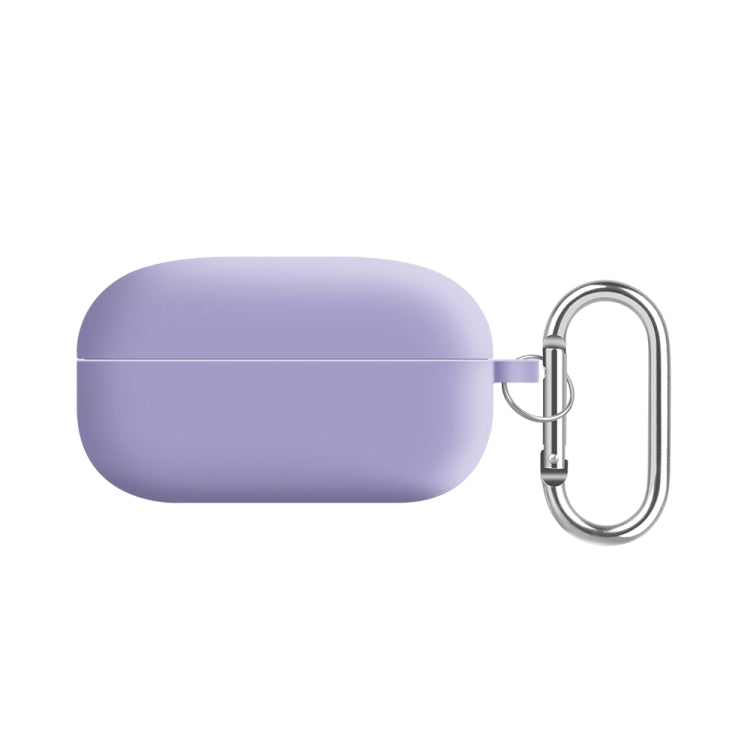 For Samsung Galaxy Buds Live / Buds2 Pro PC Lining Silicone Bluetooth Earphone Protective Case(Light Purple) - Samsung Earphone Case by PMC Jewellery | Online Shopping South Africa | PMC Jewellery