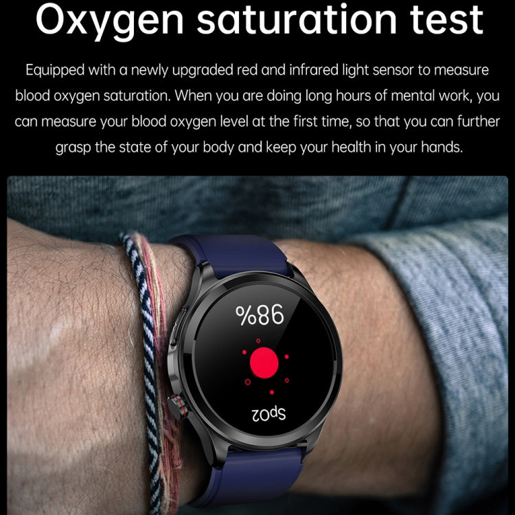 TK22 1.39 inch IP67 Waterproof Silicone Band Smart Watch Supports ECG / Non-invasive Blood Sugar(Red) - Smart Watches by PMC Jewellery | Online Shopping South Africa | PMC Jewellery