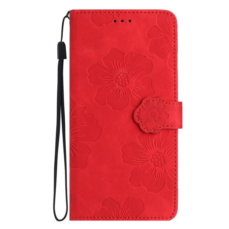 For Xiaomi 11T / 11T Pro Flower Embossing Pattern Leather Phone Case(Red) - free shipping - PMC TechLife - Order now!