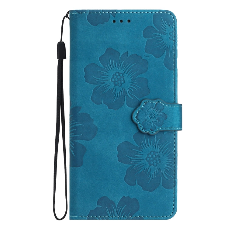 For Xiaomi Redmi A1 Flower Embossing Pattern Leather Phone Case(Blue) - free shipping - PMC TechLife - Order now!