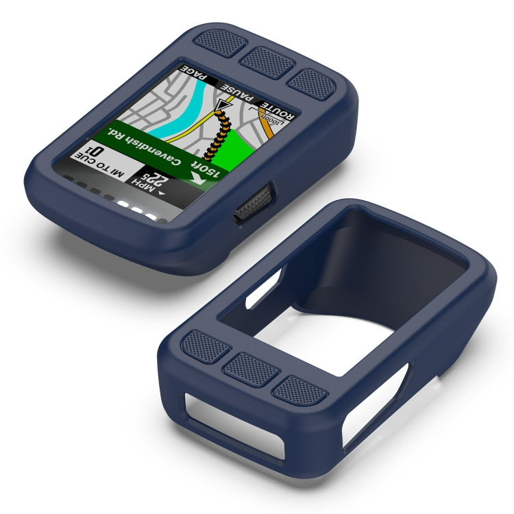 For Wahoo Elemnt Bolt V2 WFCC5 Stopwatch Silicone Protective Case(Midnight Blue) - Watch Case by PMC TechLife | Online Shopping South Africa | PMC TechLife