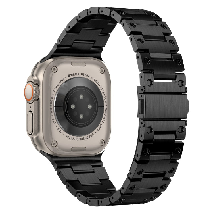 Double Rows Metal Watch Band For Apple Watch 2 42mm(Black) - Watch Bands by PMC TechLife | Online Shopping South Africa | PMC TechLife