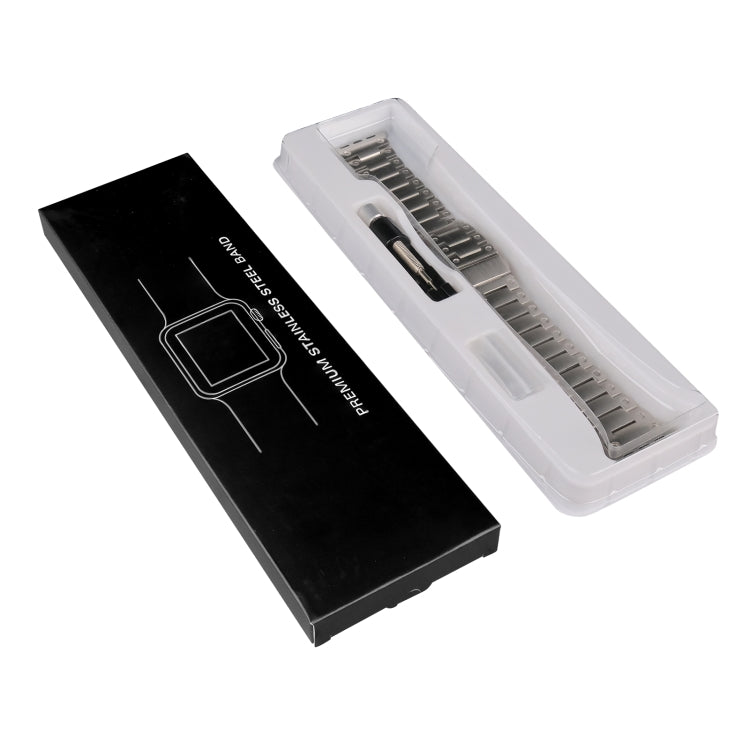 Double Rows Metal Watch Band For Apple Watch 5 40mm(Silver) - Watch Bands by PMC TechLife | Online Shopping South Africa | PMC TechLife