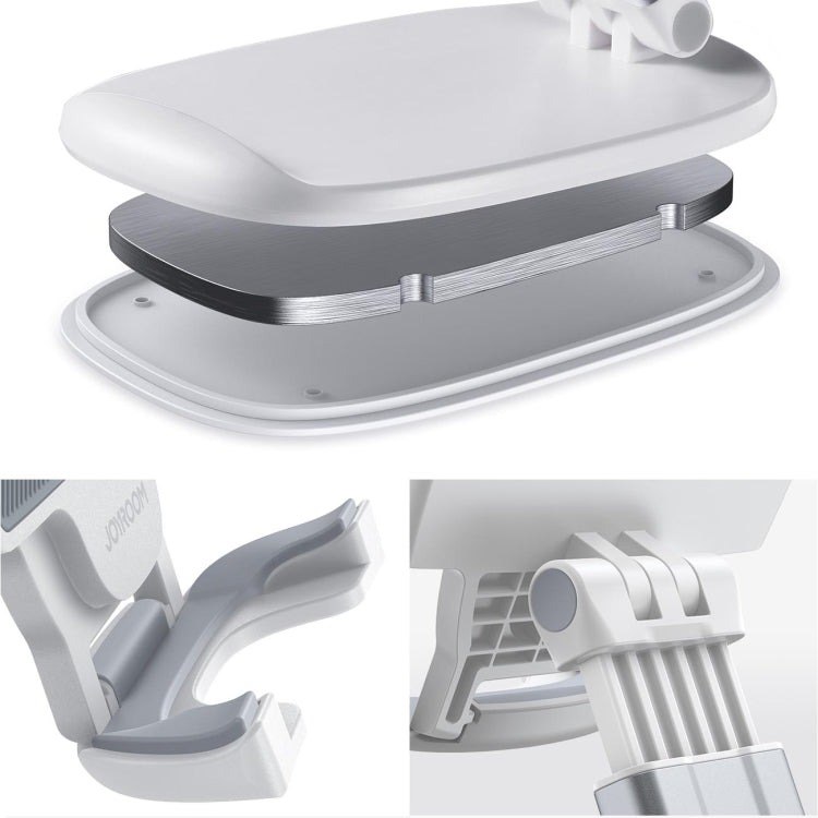 JOYROOM JR-ZS371 Foldable Desktop Phone Stand(White) - Desktop Holder by JOYROOM | Online Shopping South Africa | PMC Jewellery