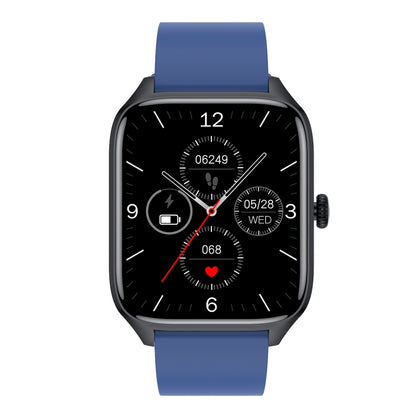 T19 Pro 1.96 inch IP67 Waterproof Silicone Band Smart Watch, Supports Dual-mode Bluetooth Call / Heart Rate Monitoring(Blue) - Smart Watches by PMC Jewellery | Online Shopping South Africa | PMC Jewellery