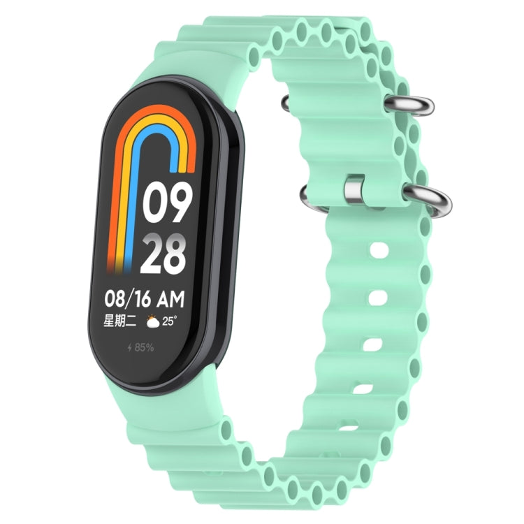 For Xiaomi Mi Band 8 Ocean Silicone Watch Band(Blue Sea Color) - Watch Bands by PMC Jewellery | Online Shopping South Africa | PMC Jewellery