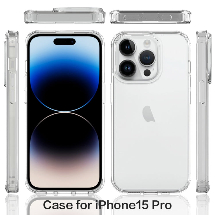 For iPhone 15 Pro Scratchproof Acrylic TPU Phone Case(Transparent) - iPhone 15 Pro Cases by PMC Jewellery | Online Shopping South Africa | PMC Jewellery