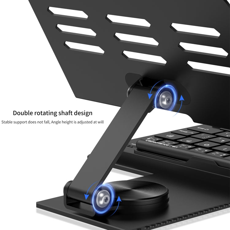 For Google Pixel Fold GKK Folding Bluetooth Keyboard Holder with Pen + Holder + Keyboard + Mouse(Grey) - Google Cases by GKK | Online Shopping South Africa | PMC Jewellery | Buy Now Pay Later Mobicred