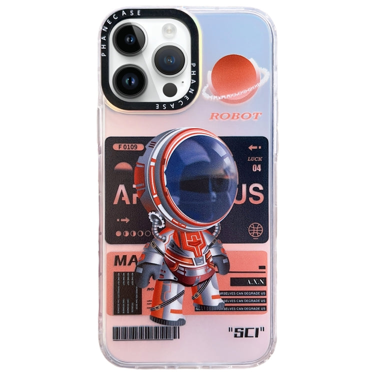 For iPhone 14 Pro Max Mechanical Astronaut Pattern TPU Phone Case(Orange) - free shipping - PMC TechLife - Order now!
