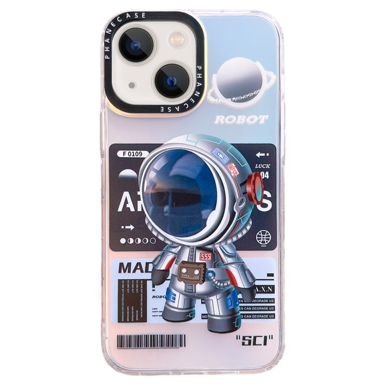 For iPhone 13 Mechanical Astronaut Pattern TPU Phone Case(Blue) - free shipping - PMC TechLife - Order now!