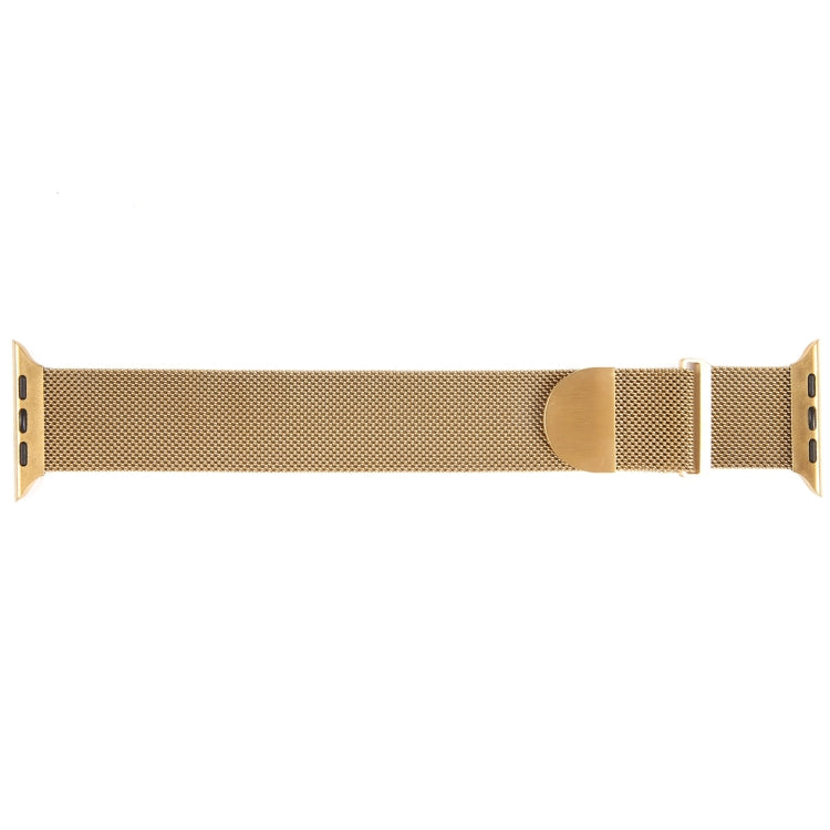 For Apple Watch 8 41mm Milanese Metal Magnetic Watch Band(Gold) - Watch Bands by PMC Jewellery | Online Shopping South Africa | PMC Jewellery