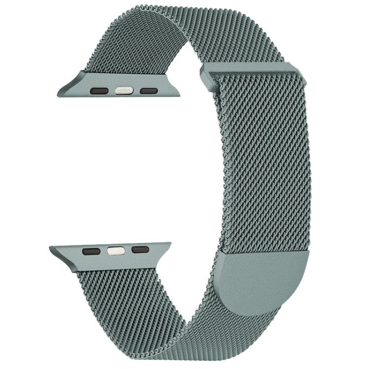 For Apple Watch 8 41mm Milanese Metal Magnetic Watch Band(Pine Green) - Watch Bands by PMC Jewellery | Online Shopping South Africa | PMC Jewellery