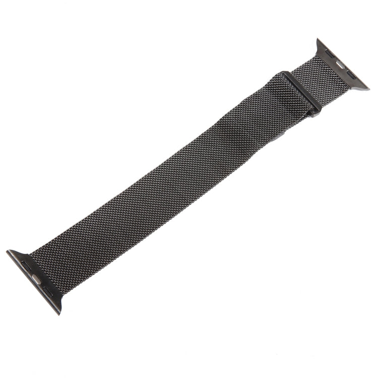 For Apple Watch SE 2022 44mm Milanese Metal Magnetic Watch Band(Gunmetal) - Watch Bands by PMC Jewellery | Online Shopping South Africa | PMC Jewellery