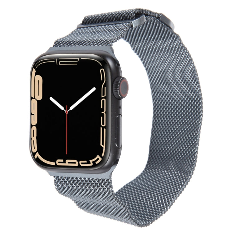 For Apple Watch SE 44mm Milanese Metal Magnetic Watch Band(Space Grey) - Watch Bands by PMC Jewellery | Online Shopping South Africa | PMC Jewellery